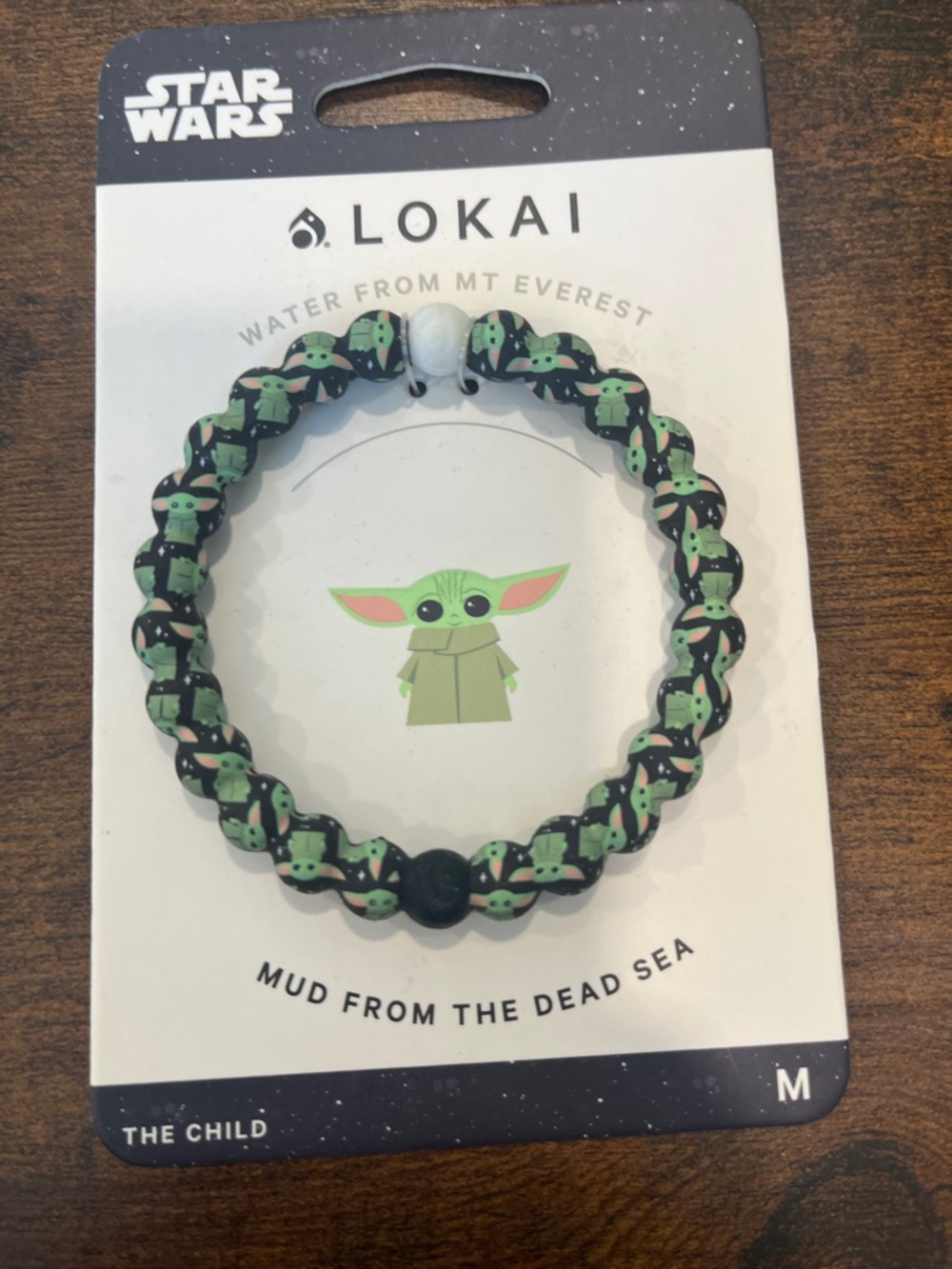 Lokai The Child Green and Black Beaded Bracelet